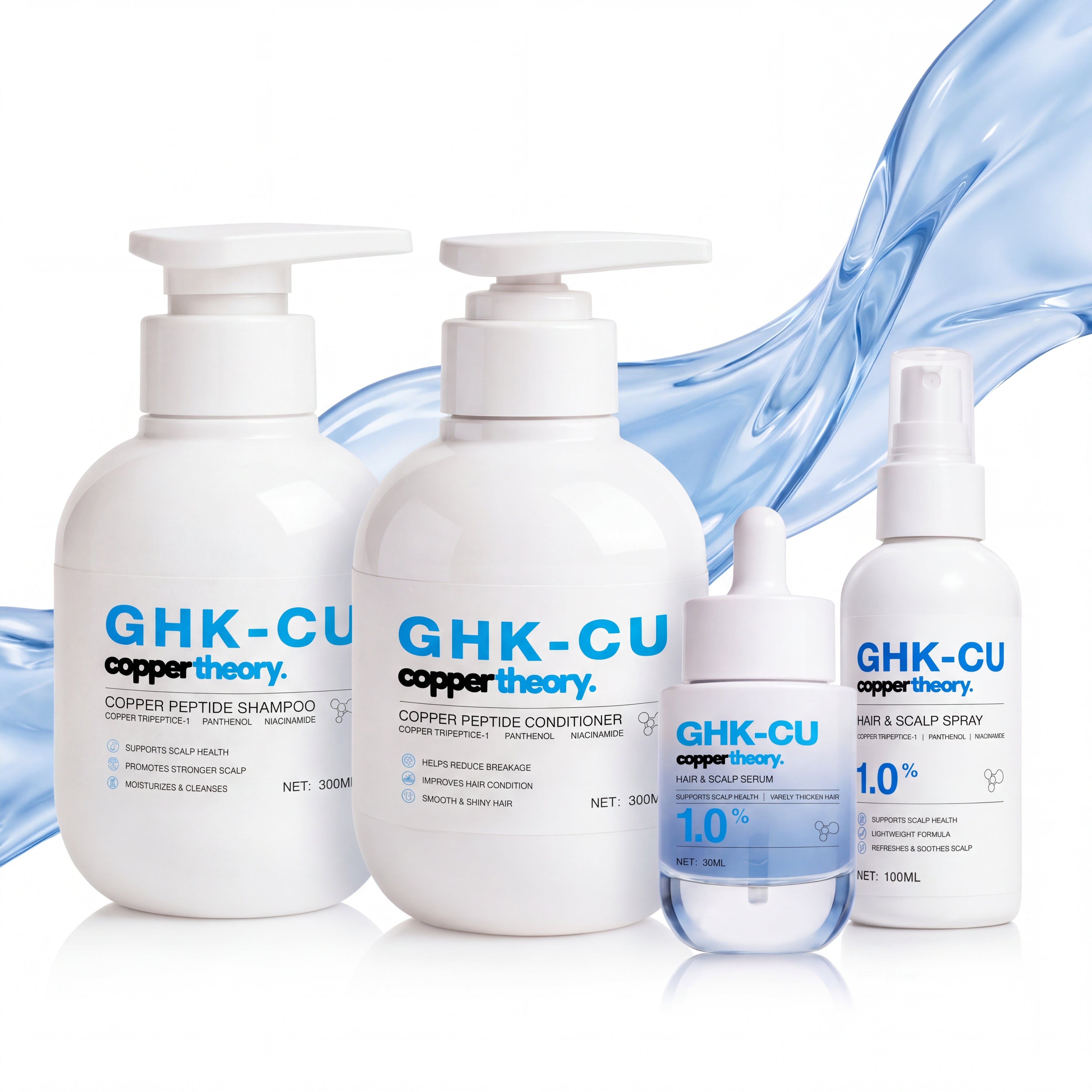 ghk cu spray for hair GHK-Cu Copper Peptide 0.5% (topical foam) Cu supports hair growth by improving blood flow to the follicle Neurogan GHK-Cu Copper Peptide Hair