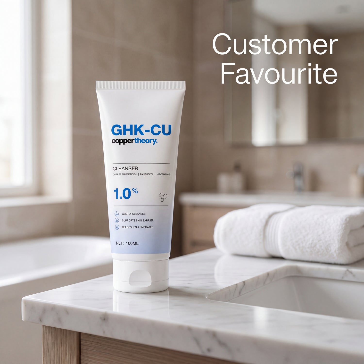 GHK-Cu Copper Peptide Facial Cleanser