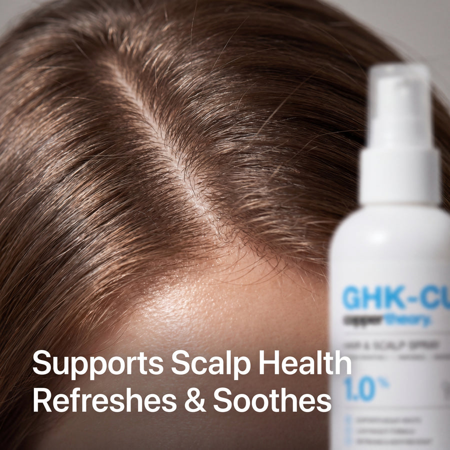 CopperTheory GHK-Cu scalp spray for scalp health and refreshed roots