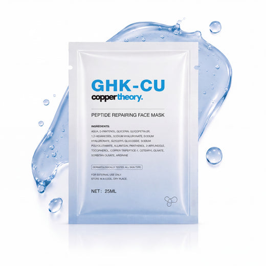 GHK-Cu Face Mask 5 Pack for Immediate Hydration, Glow & Plumping