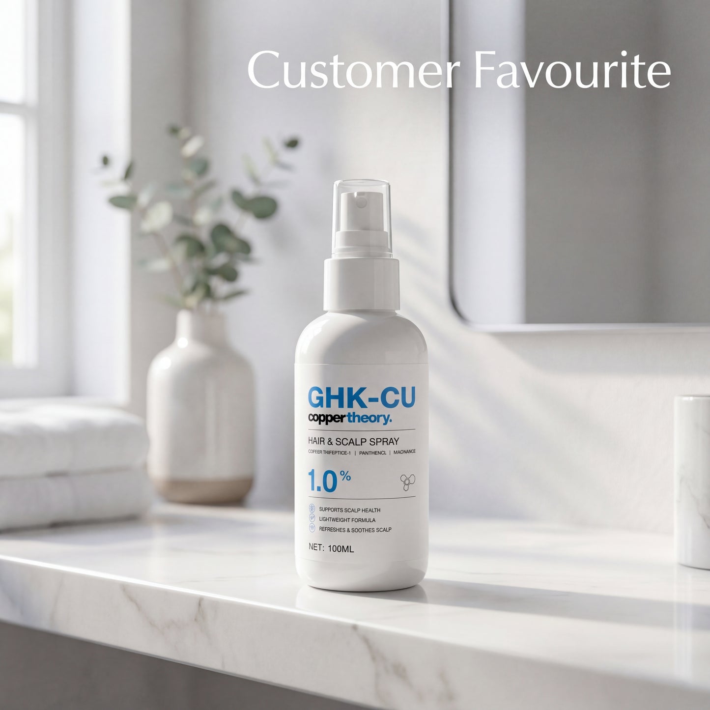 GHK-Cu Copper Peptide Hair Growth Spray