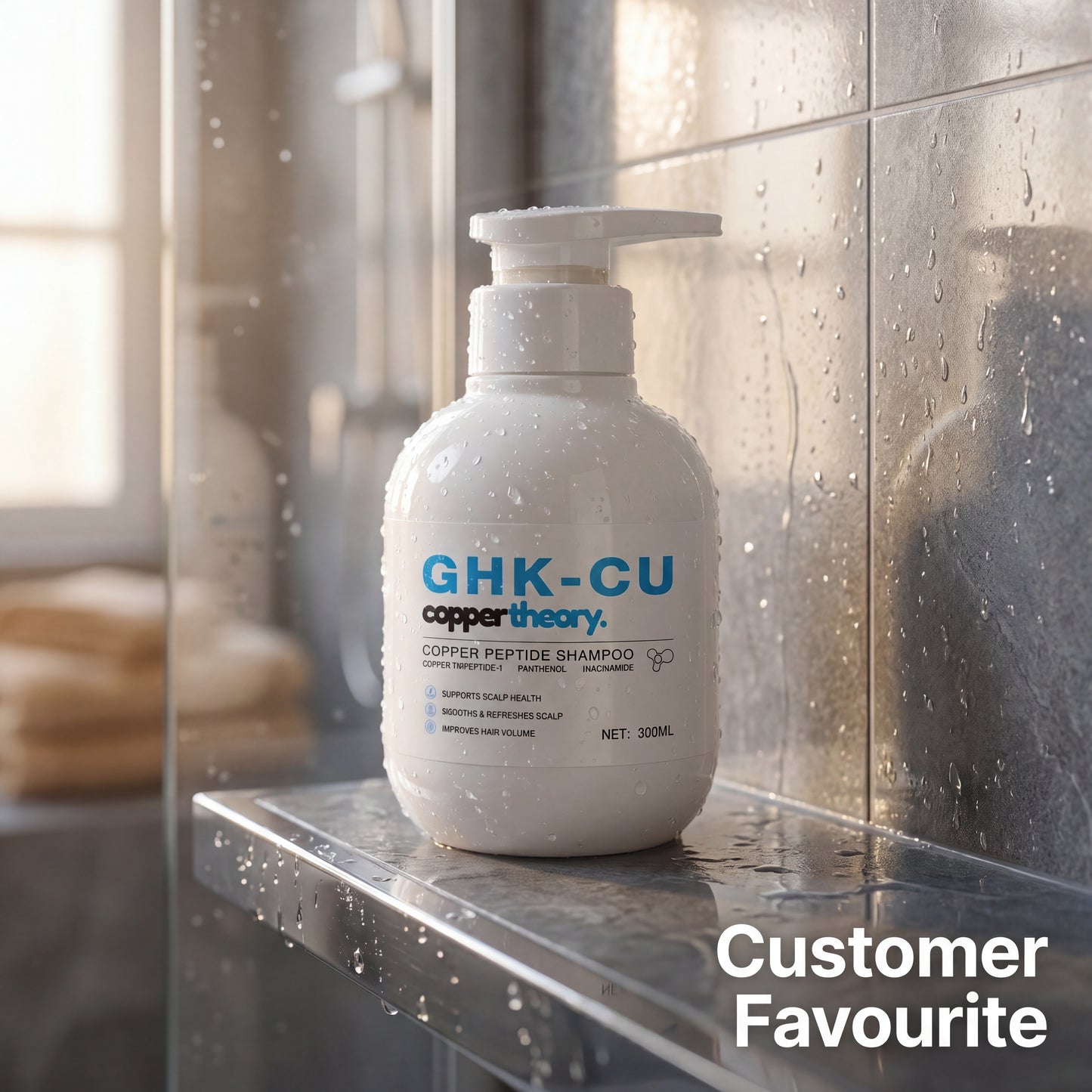 GHK-Cu Copper Peptide Hair Growth Shampoo